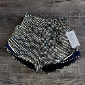 (4) BNWT Lululemon Limited Edition Hotty Hot High-Rise Reflective Lined Short 4"